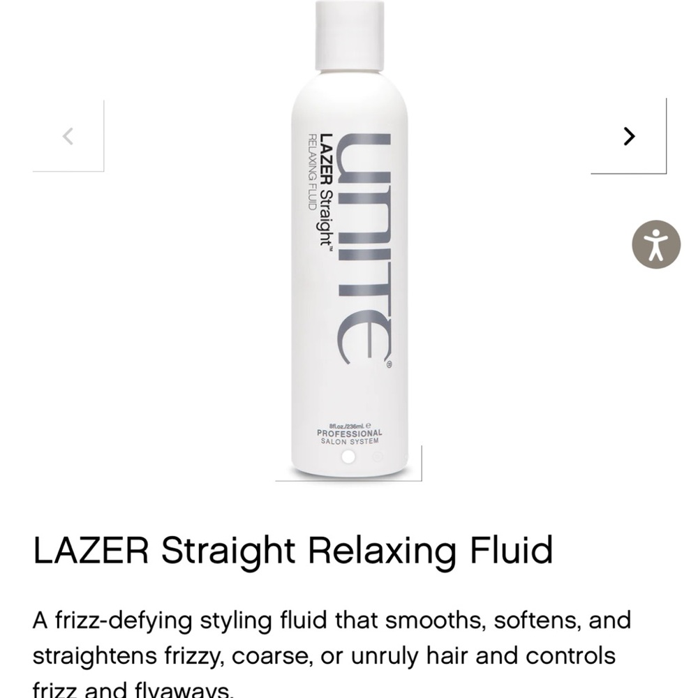 new unite laser straight relaxing fluid